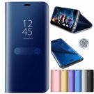 Smart View Mirror Leather Flip Stand Case Cover For Samsung Galaxy S8 S9+ Plus Y