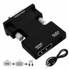 1080P Hdmi Female To Vga Male With Audio Output Cable Converter Adapter C6V5