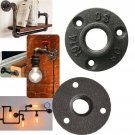 1/2'' Flange Base Malleable Wall Mount Threaded Floor Pipe Fittings DIY Home