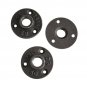 1/2'' Flange Base Malleable Wall Mount Threaded Floor Pipe Fittings DIY Home