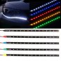 2PCS 30cm 5050 12LED Flexible LED Strip Light DIY Car Auto Decor Waterproof CHY