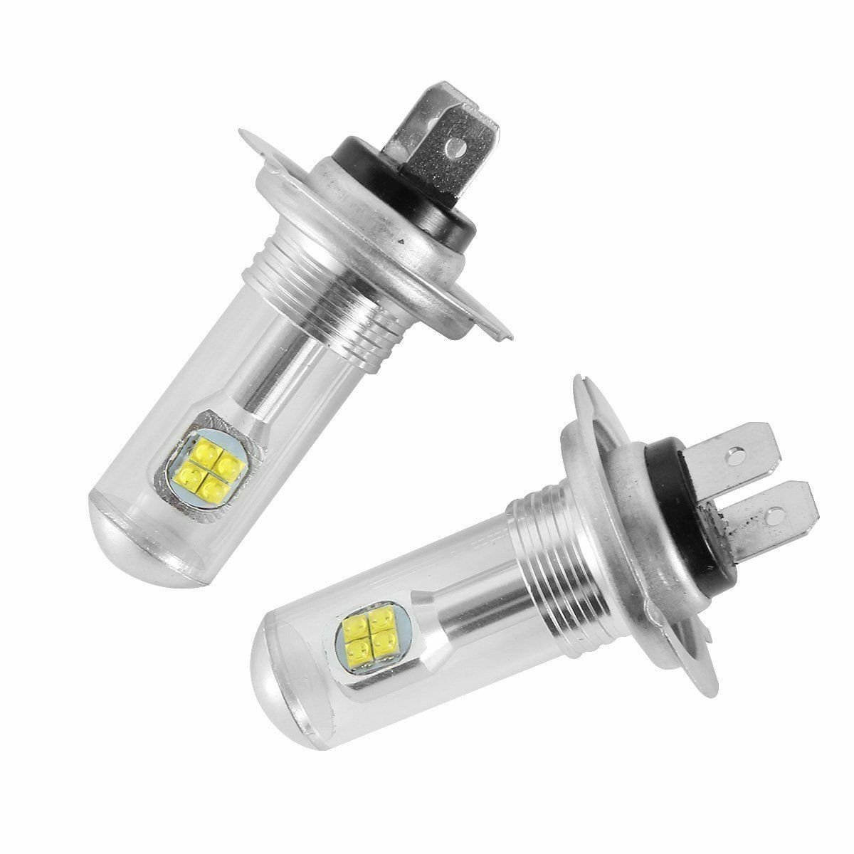2 X H7 80W 3000LM 6000K CREE LED Fog DRL Driving Car Head Light Lamp Bulbs White