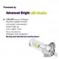 2 X H7 80W 3000LM 6000K CREE LED Fog DRL Driving Car Head Light Lamp Bulbs White