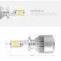 Car LED H7 Headlight Kit Bulbs 6000K 7200LM Xenon White C6 All In One Globes