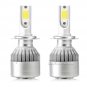 Car LED H7 Headlight Kit Bulbs 6000K 7200LM Xenon White C6 All In One Globes