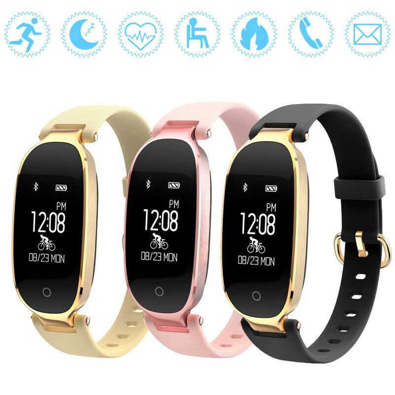 Fashion Women Lady S3 Smart Bracelet Watch Wristband BT4 Waterproof Android IOS