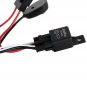Wiring Harness Switch Relay Kit for Offroad Driving Work Light Bar 4x4 Car ATV Y