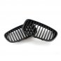 2X Matte Black Front Kidney Grille For BMW 10-15 F18 F10 F11 5 Series 550i 535i