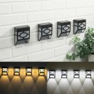 Solar Power Wall Mount LED Light Outdoor Garden Path Landscape Fence Yard Lamp Y