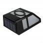 Solar Power Wall Mount LED Light Outdoor Garden Path Landscape Fence Yard Lamp Y