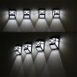 Solar Power Wall Mount LED Light Outdoor Garden Path Landscape Fence Yard Lamp Y