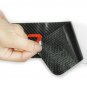4Pcs 3D Carbon Fiber Black Car Door Sill Scuff Plate Cover Anti Scratch Sticker