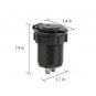 12V 4.2A Car Cigarette Lighter Socket Splitter Dual USB Charger Power Adapter CY