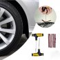Car Tubeless Tyre Tire Puncture Repair Plug Kit Needle Patch Fix Tool Set