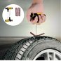 Car Tubeless Tyre Tire Puncture Repair Plug Kit Needle Patch Fix Tool Set