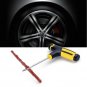 Car Tubeless Tyre Tire Puncture Repair Plug Kit Needle Patch Fix Tool Set