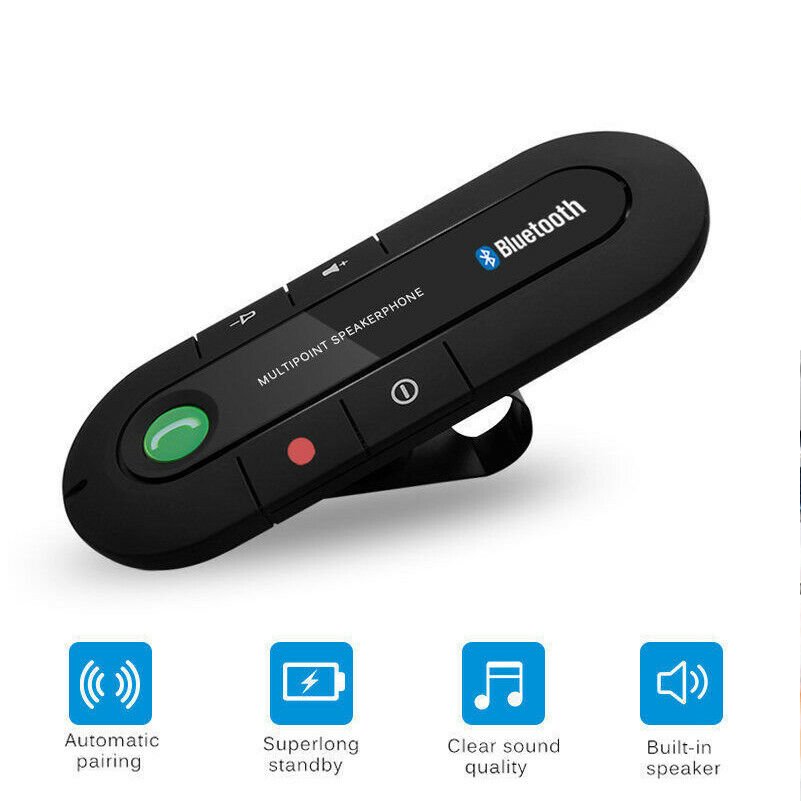 Wireless Bluetooth Handsfree Car Auto Kit Speakerphone Speaker for MP3 Phone CHY