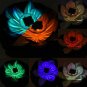 Floating Solar Powered LED Lotus Flower Light Pond Pool Garden Landscape Lamp Y