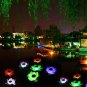 Floating Solar Powered LED Lotus Flower Light Pond Pool Garden Landscape Lamp Y