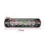 6LED Car Truck Emergency Light Flashing Strobe Brake Lamp Warning Beacon Amber Y