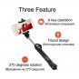 Extended Selfie Stick Tripod Wireless Remote Bluetooth Shutter For IOS Android Y