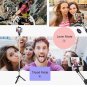 Extended Selfie Stick Tripod Wireless Remote Bluetooth Shutter For IOS Android Y
