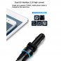 2019 Dual USB  Rotary Car Charger Multifunction 5V LED Digital Display 3100mA