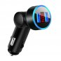 2019 Dual USB  Rotary Car Charger Multifunction 5V LED Digital Display 3100mA
