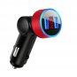 2019 Dual USB  Rotary Car Charger Multifunction 5V LED Digital Display 3100mA