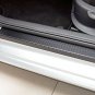 4XAccessories Carbon Fiber Car Door Plate Sill Scuff Cover Anti Scratch StickerY