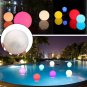 Solar Floating Underwater LED Light Swimming Pool Spring Outdoor Garden Lamp CHY