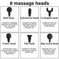 LCD Display Profession Massage Gun Body Muscle Deep Fascia Massager