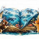 Halloween Ocean Storybook with Whales, Dogs and Cats Halloween Ocean Storybook with Whales, Dogs and Cats