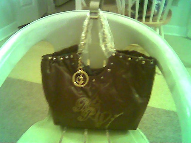 AUTHENTIC BABY PHAT BROWN TOTE HANDBAG