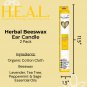 Herbal Beeswax Harmony's Ear Candles- 2 Pack