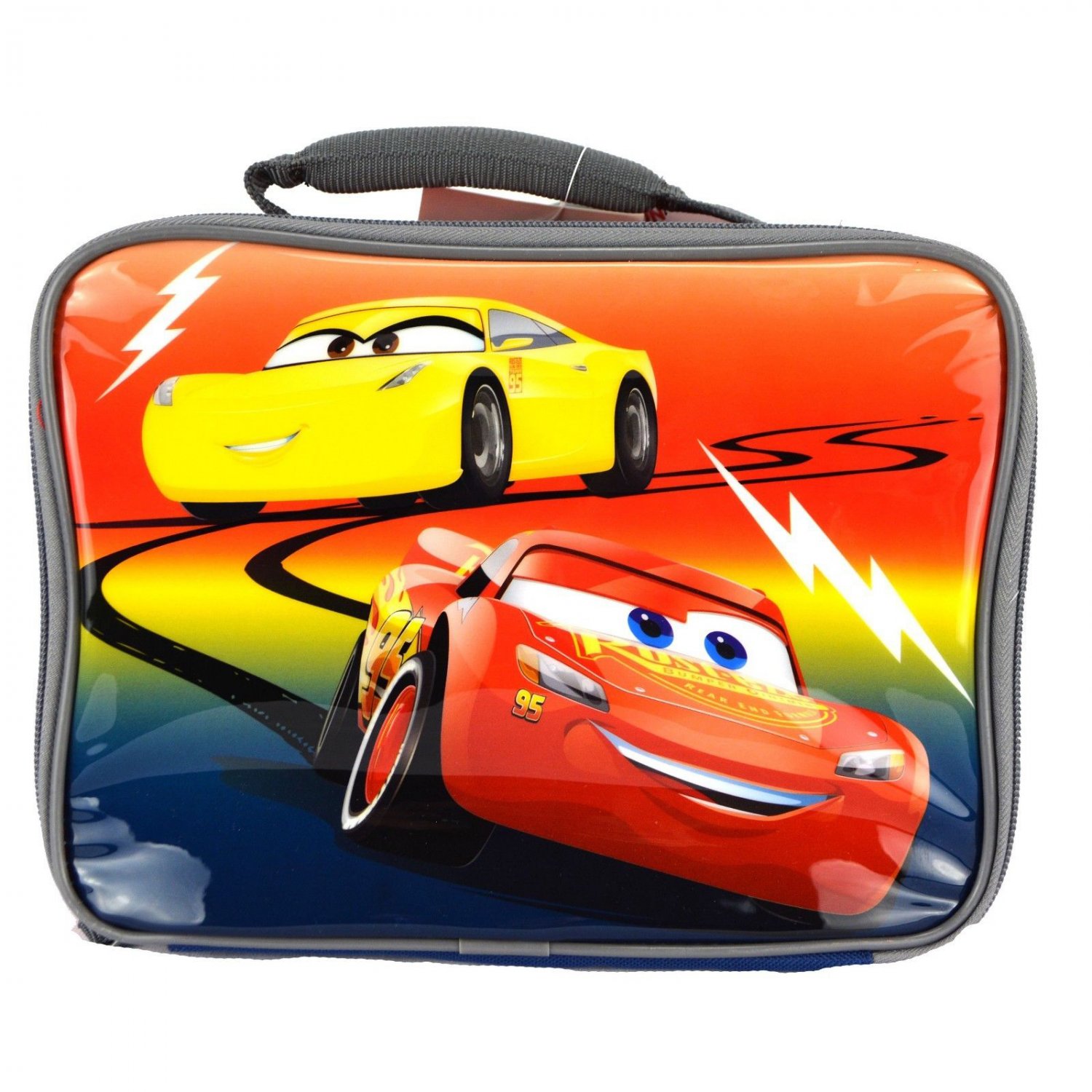 * NEW * American Tourister DisneyPixar Cars Lunch Tote (Blue/Red