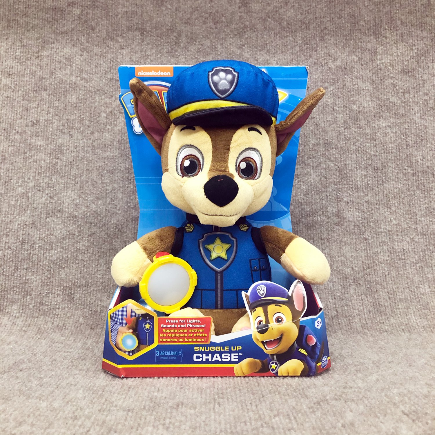 paw patrol snuggle up chase