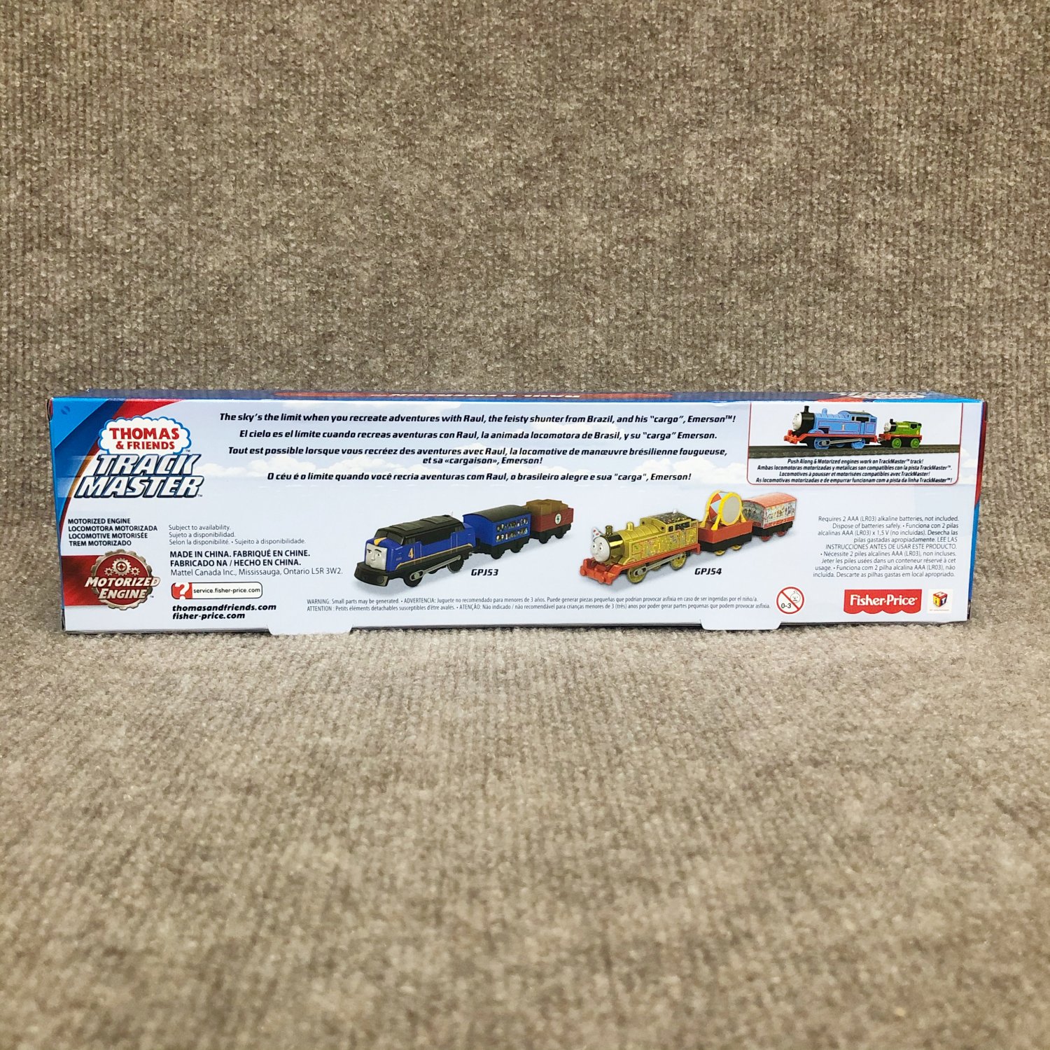 New Thomas And Friends Raul And Emerson Trackmaster Set