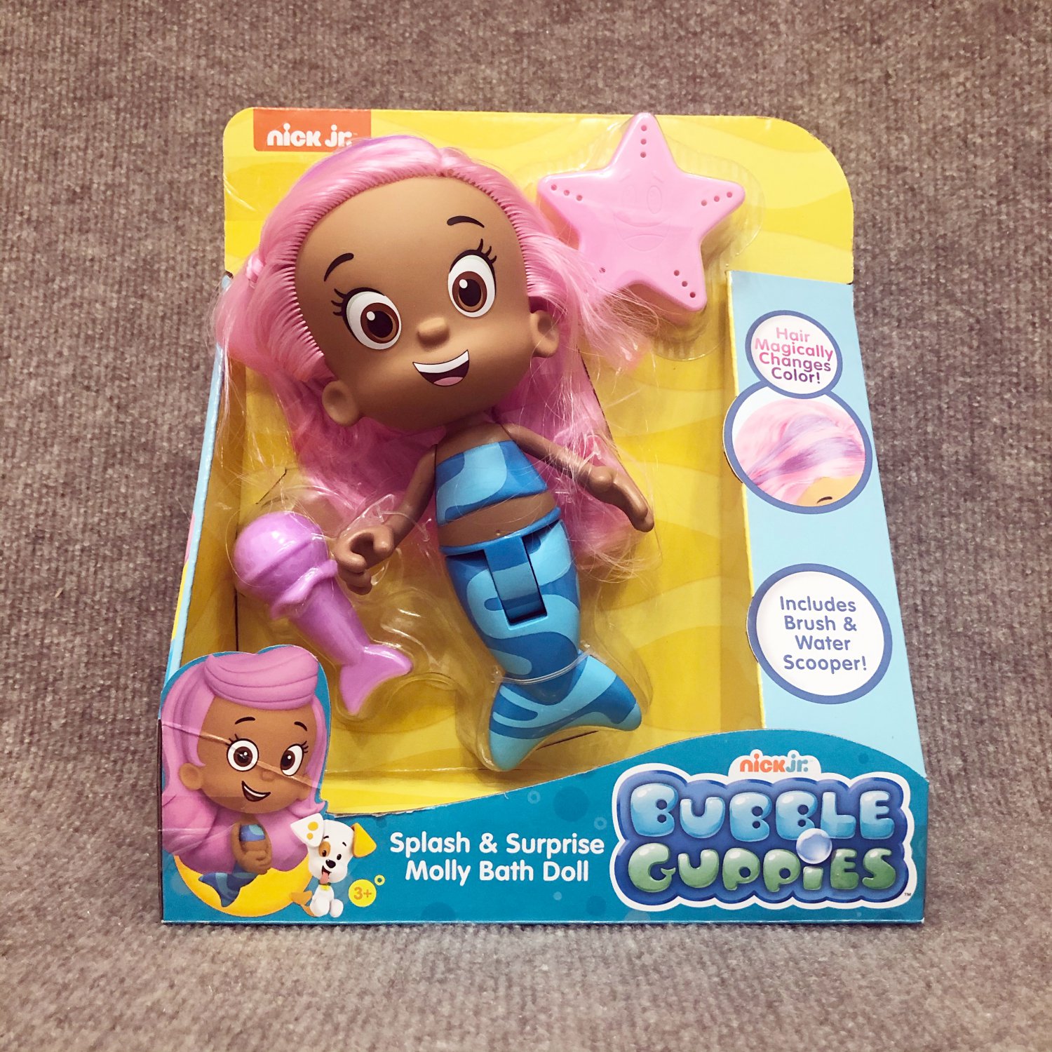 * NEW * Nick Jr Bubble Guppies Splash and Surprise Molly Bath Doll ...