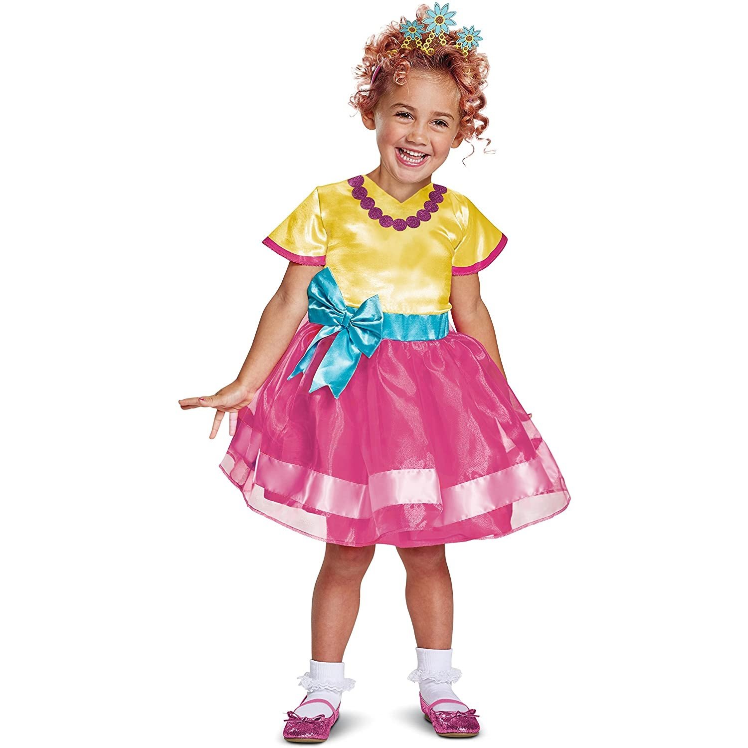 * NEW * Disney Junior Fancy Nancy Toddler Costume L/G (4-6X) (Kayleigh &...