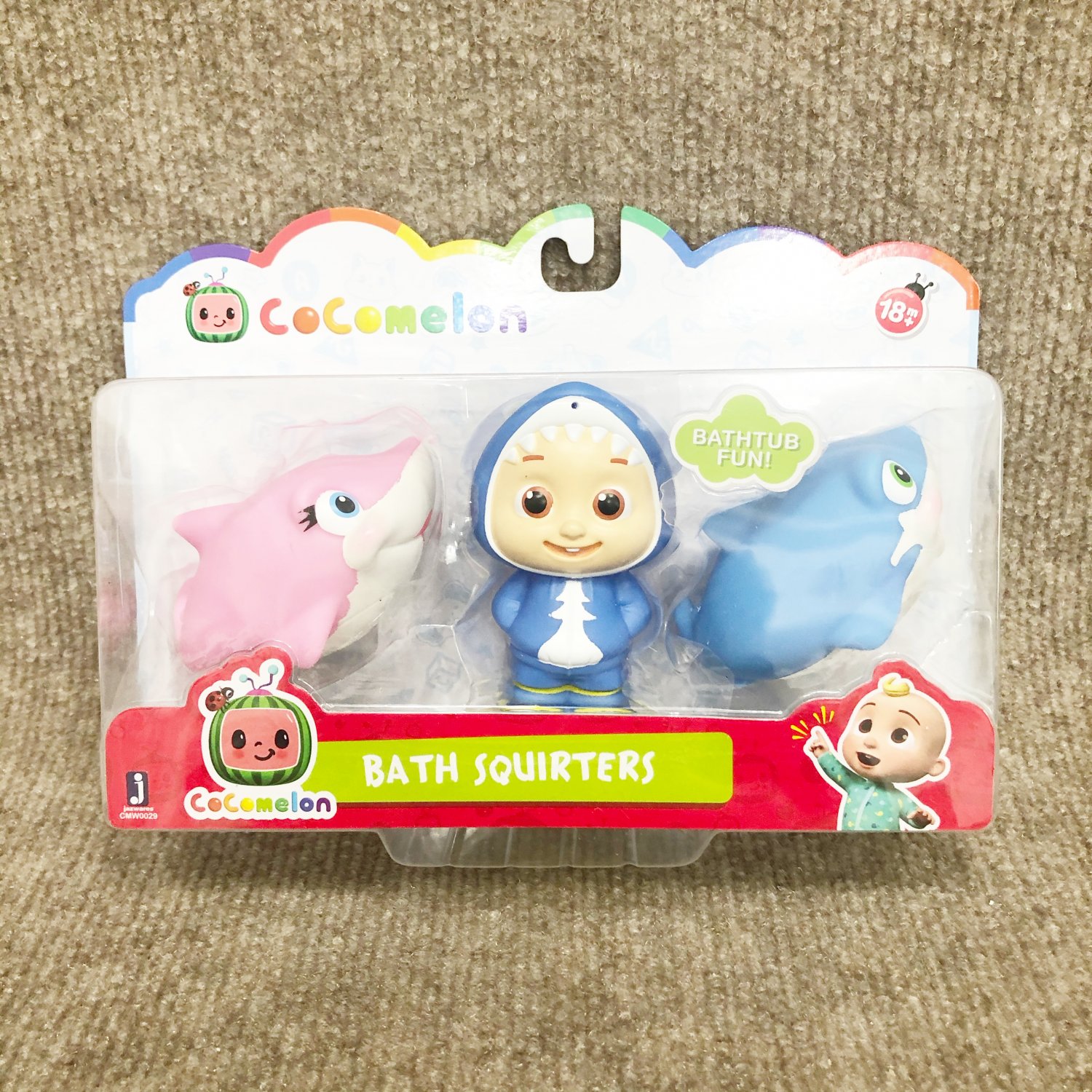 * NEW * Jazwares CoComelon Bath Squirters (Kayleigh & Co.)