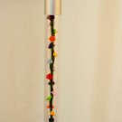 Walking cane acrylic colorful rose flowers lucite elegant designer changeable