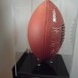 Football display case vertical wall mount full size 85% UV acrylic NFL NCAA
