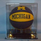 MINI basketball acrylic display case 85% UV filtering memorabilia NBA NCAA
