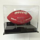 MINI football wall mount 85% UV filtering acrylic plastic memorabilia NFL NCAA