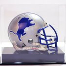 Atlanta Falcons mini football helmet case 85% UV filtering NFL memorabilia