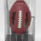 New England Patroits football display vertical full size ball 85% UV solid base