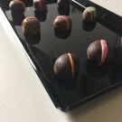 7" x 12" black acrylic candy trays - 10 trays per package