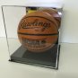 Basketball MIRROR back display case acrylic black base NCAA NBA 85% UV filtering