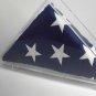 Burial casket flag clear acrylic display case veterans memorial 5' x 9.5'